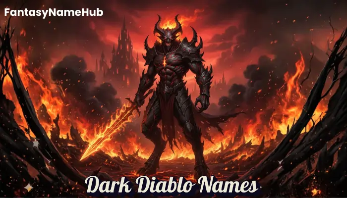 Dark Diablo Names Dark Diablo Names