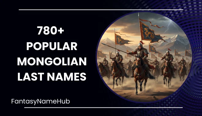 Mongolian Last Names Generator