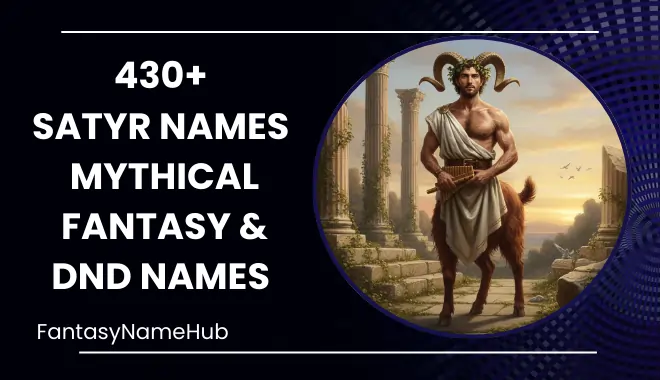 Satyr Names Generator