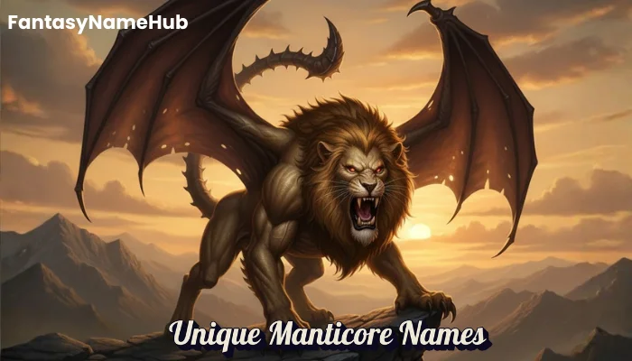 Unique Manticore Names
