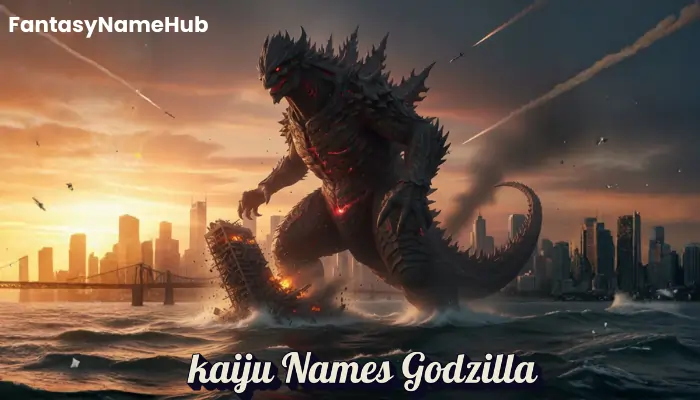 kaiju Names Godzilla
