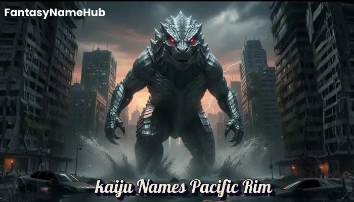 kaiju Names Pacific Rim