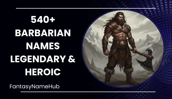 Barbarian Names Generator