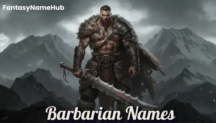 Hero Barbarian Names Hero Barbarian Names