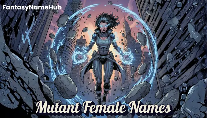 Mutant Female Names Mutant Female Names