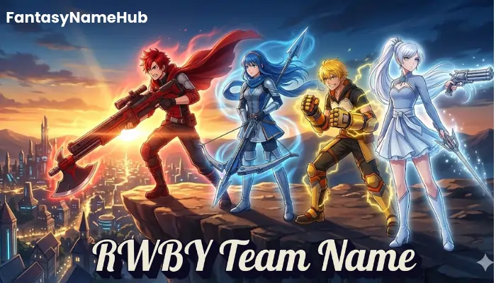 RWBY Team name Ideas