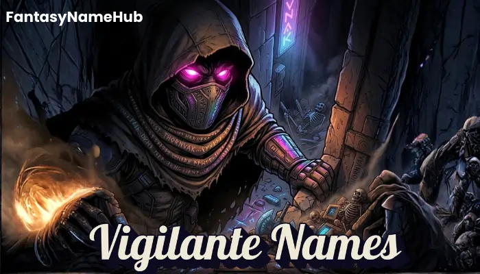 Dark Vigilante Names