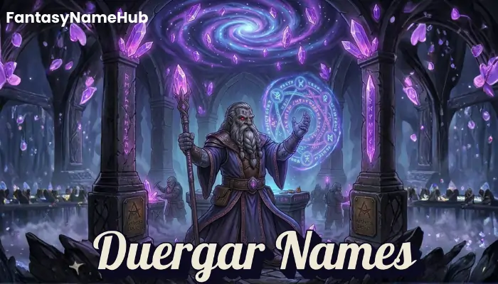 DnD Duergar Names