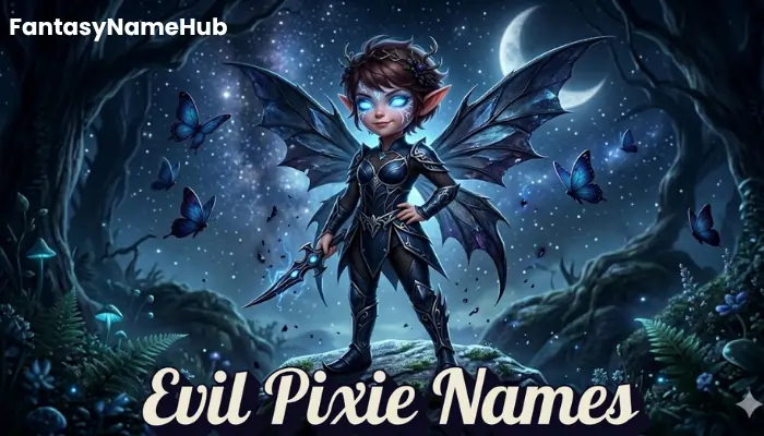 Evil Pixie Names Evil Pixie Names