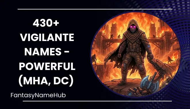 Vigilante Names Generator