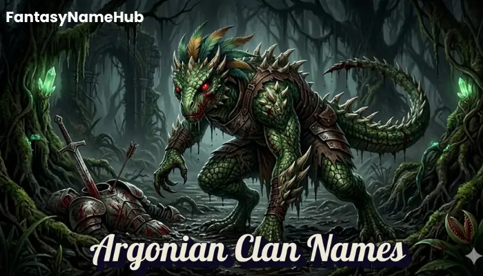 Argonian Clan Names