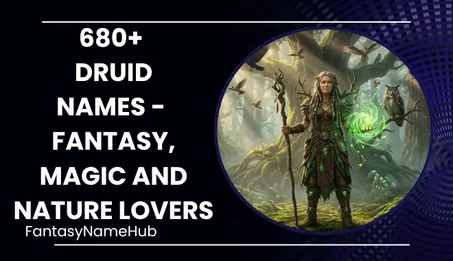 Druid Names Generator