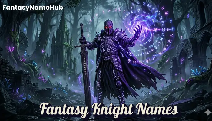 Fantasy Knight Names