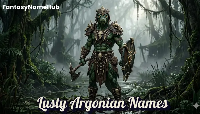 Lusty Argonian Names