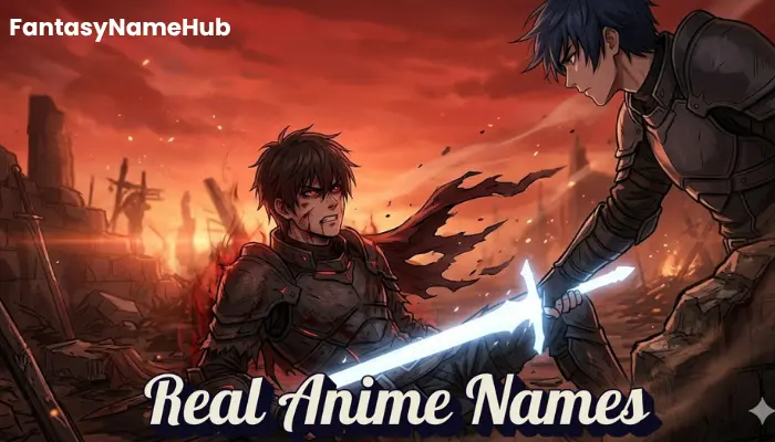 Real Anime Names