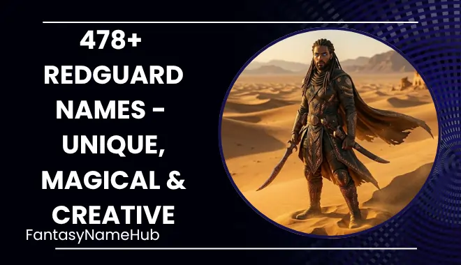 Redguard Names Generator