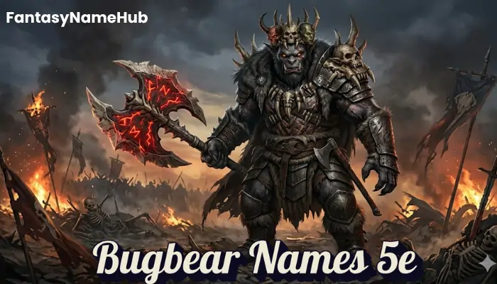 Bugbear Names 5e