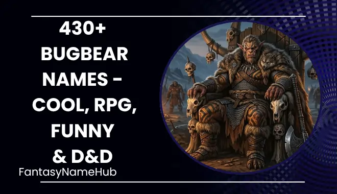Bugbear Names Generator