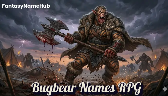 Bugbear Names RPG