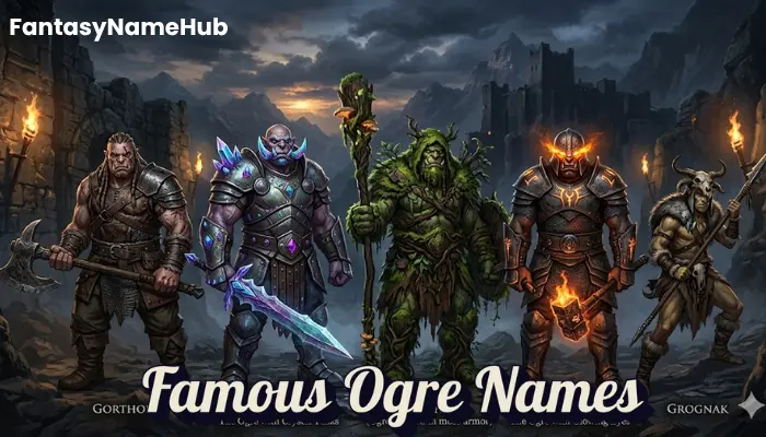 Famous Ogre Names
