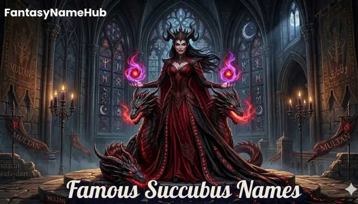 Famous Succubus Names Famous Succubus Names