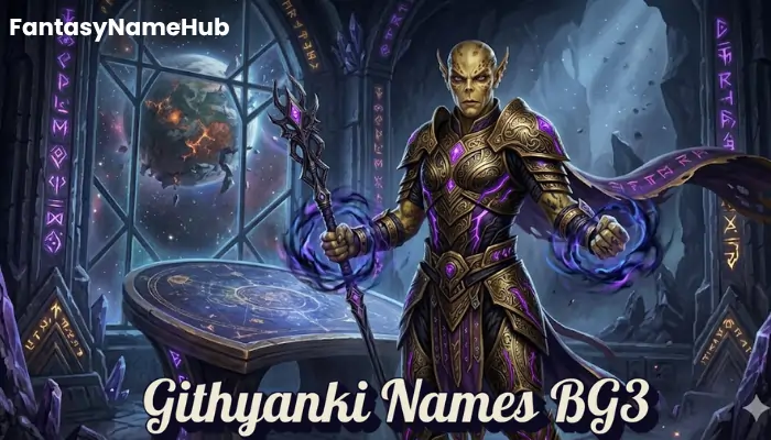 Githyanki Names BG3