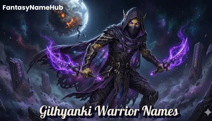 Githyanki Warrior Names Male