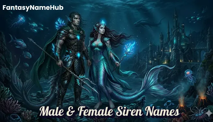 Male & Female Siren Names