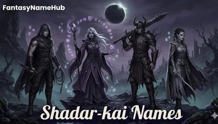 Shadar-kai Names DnD