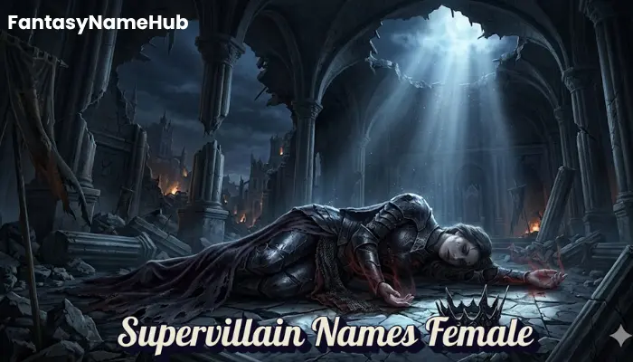 Supervillain Names Female