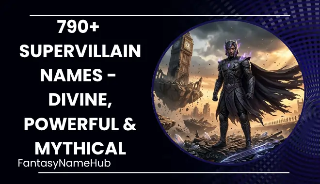 Supervillain Names Generator