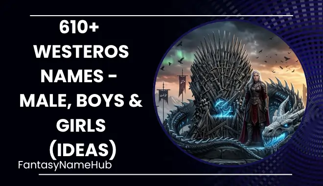 Westeros Names Generator