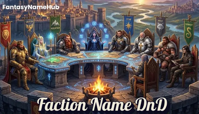 Faction Name Generator DnD Faction Name Generator DnD