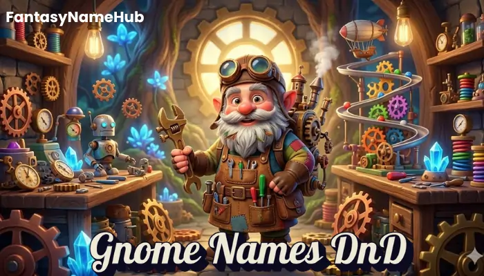Gnome Names DnD Gnome Names DnD