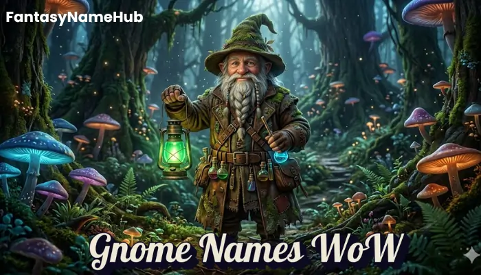 Gnome Names WoW Gnome Names WoW