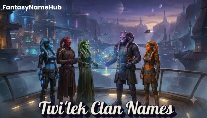 Twi'lek Clan Names