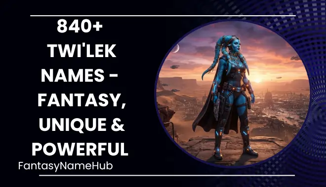 Twilek Names Generator